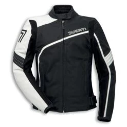 Ducati Ladies 77 Leather Jacket By Dainese