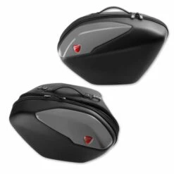 Ducati Side Panniers - Titanium Grey