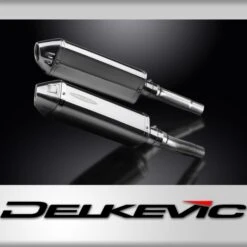 DUCATI MONSTER 620-695-800 02-08 320mm TRI STAINLESS BSAU SILENCER EXHAUST KIT