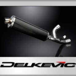 DUCATI SUPERSPORT 939 2017-2019 DECAT 450mm OVAL CARBON BSAU EXHAUST KIT