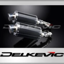 DUCATI MONSTER 796 2011-2014 225mm OVAL CARBON SILENCER EXHAUST KIT