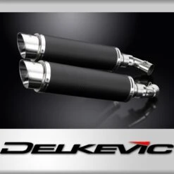 DUCATI MONSTER 796 2011-2014 350mm CARBON ROUND BSAU SILENCER EXHAUST KIT